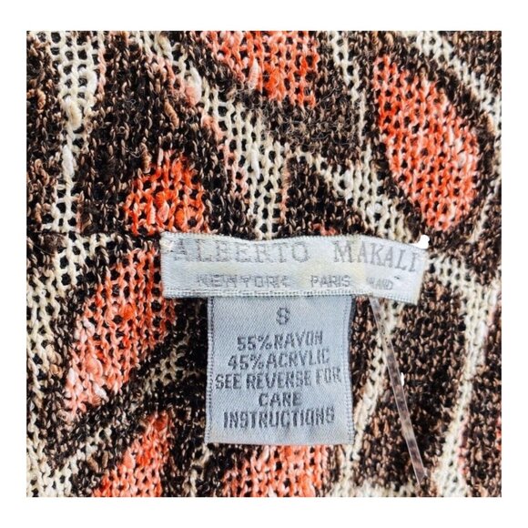 Alberto Makali Women's Button-Up Short Sleeve Blazer Jacket W/Unique Pattern S - Picture 5 of 7